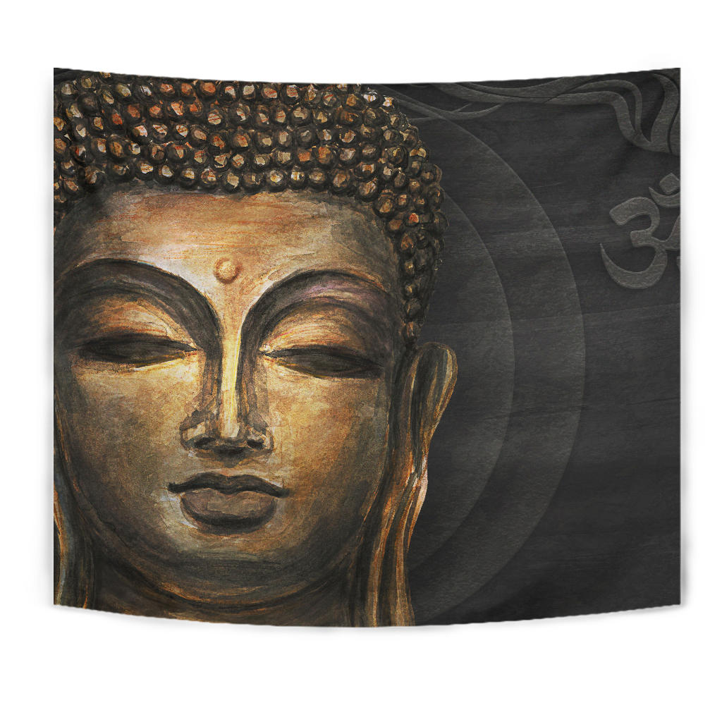 Buddha Head Wall Tapestry