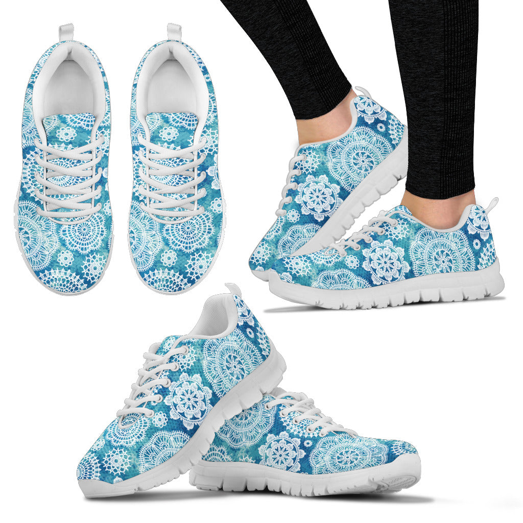 Blue Mandalas Sneakers
