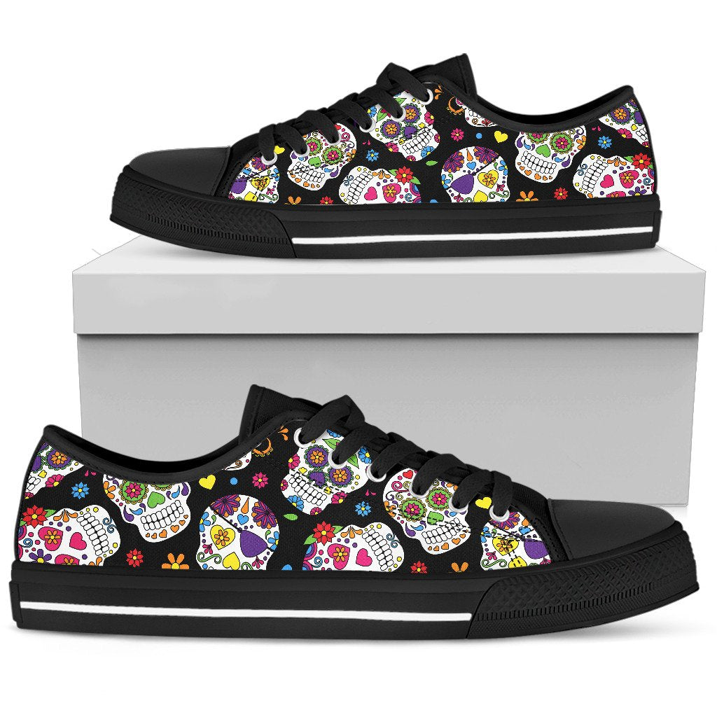 Colorful Sugar Skulls Shoes