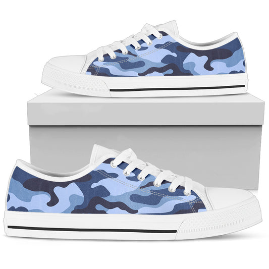 Blue Camouflage Shoes