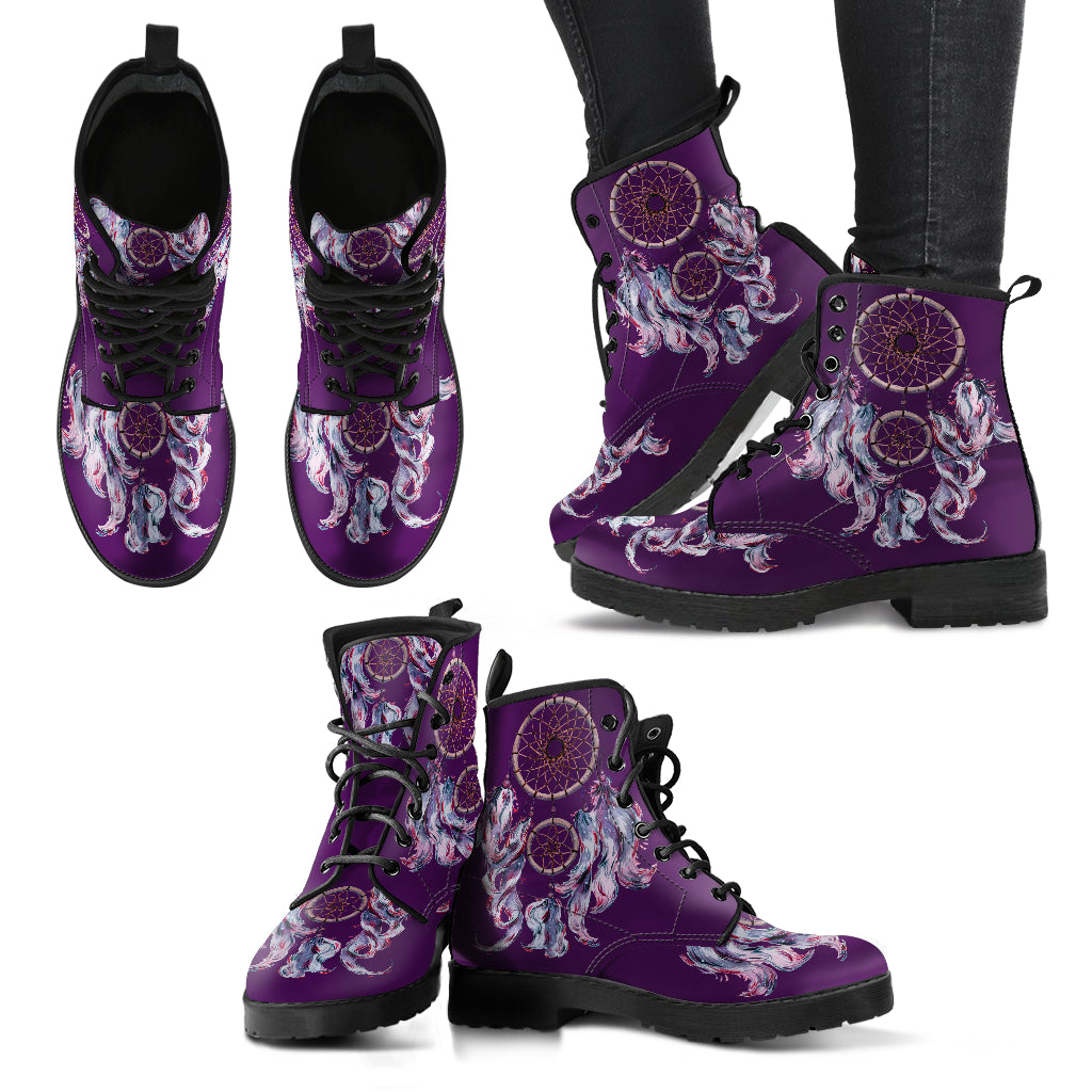 Purple Dream Catcher Womens Boots