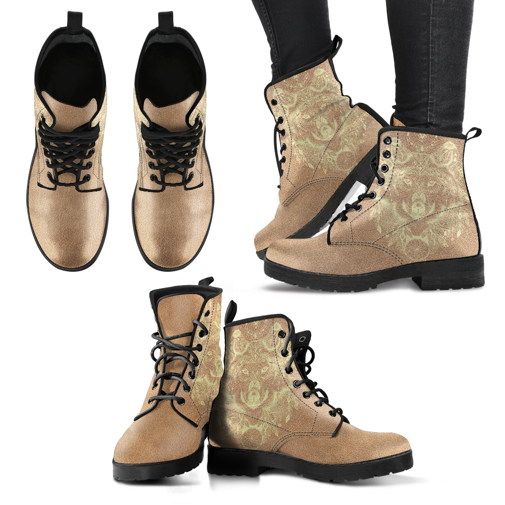 Brown Boho Wolf Womens Boots
