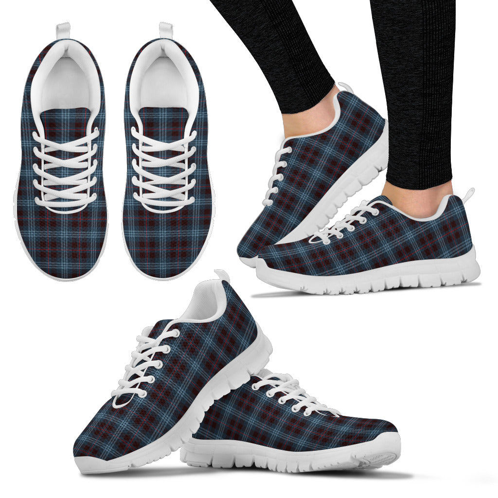Blue Plaid Sneakers