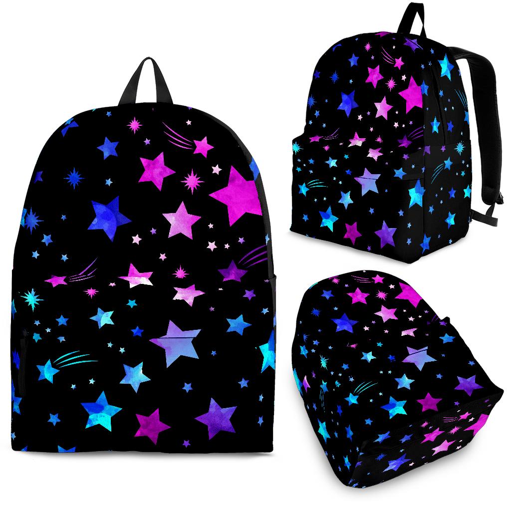 Pink & Purple Stars Backpack