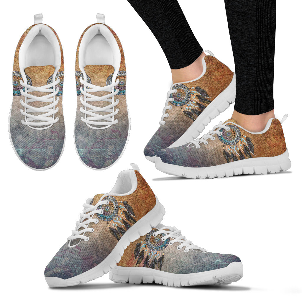 Brown Boho Dream Catcher Sneakers