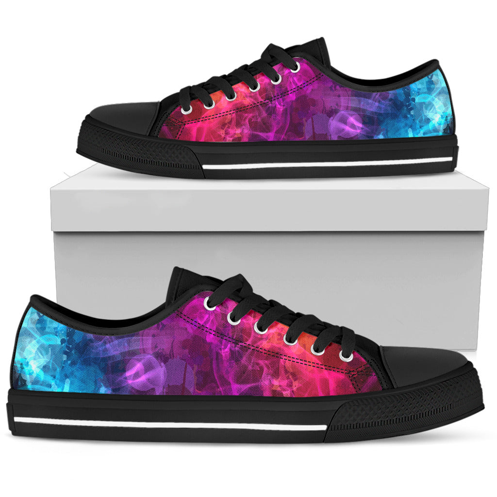 Blue & Purple Smoke Shoes