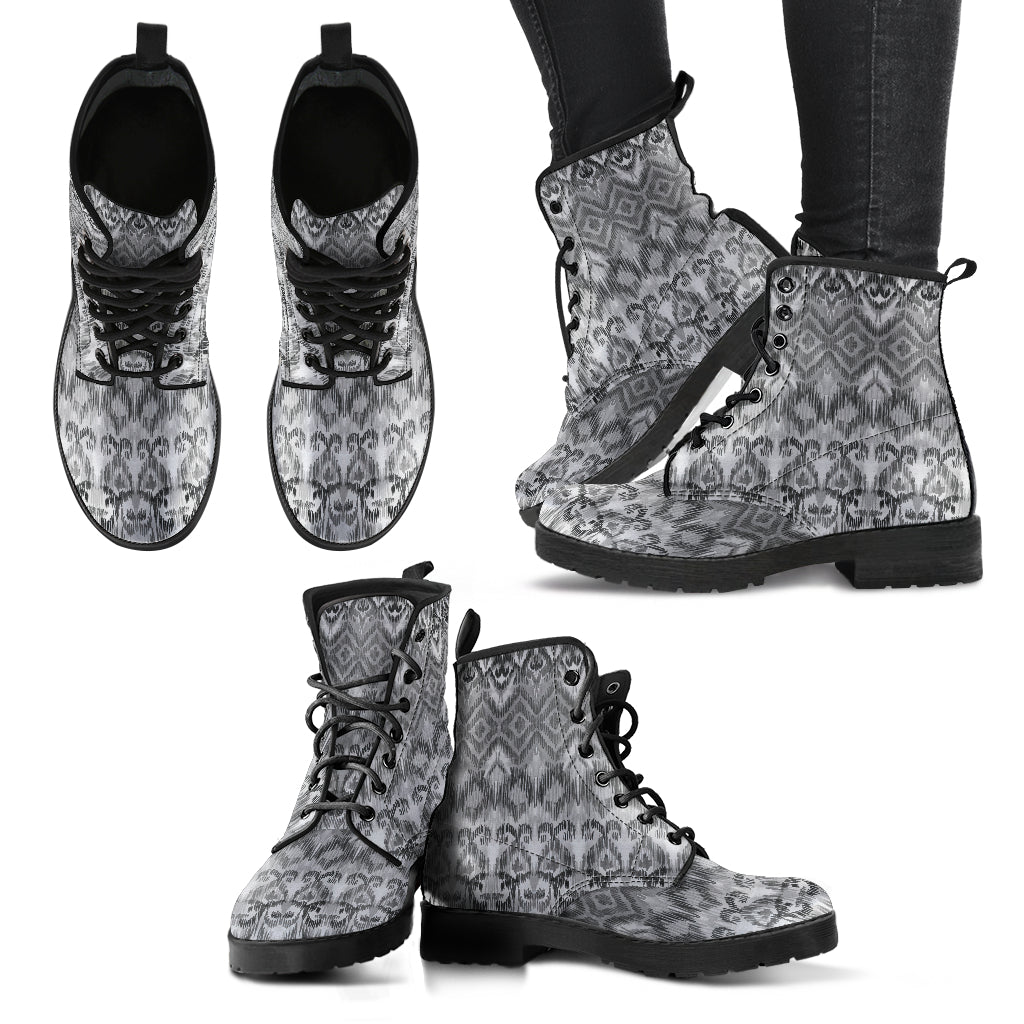 Grey Boho Womens Boots