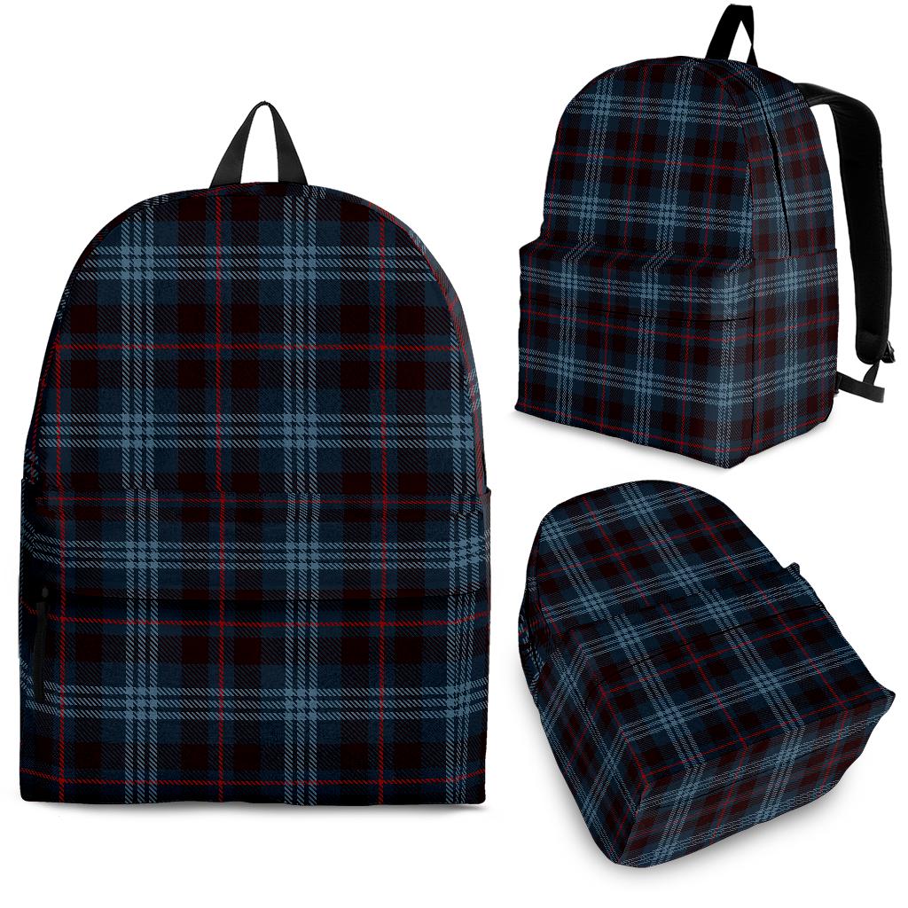 Blue Plaid Backpack