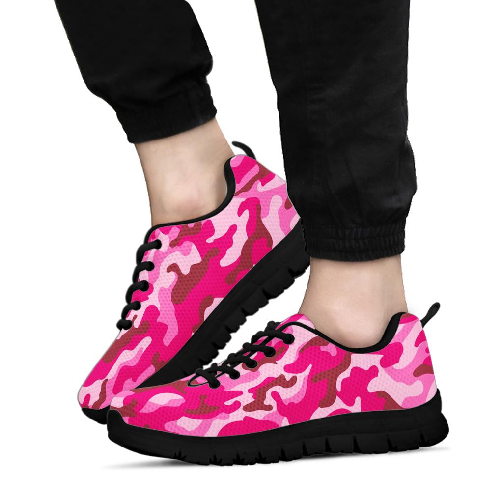 Pink Camouflage Sneakers