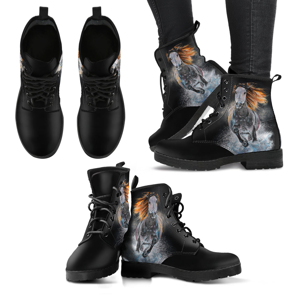 Running Horse Womens Boots