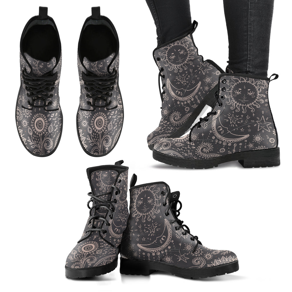 Brown Sun & Moon Womens Boots