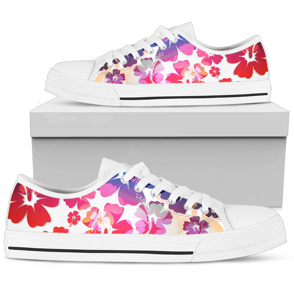 Colorful Aloha Flowers Shoes