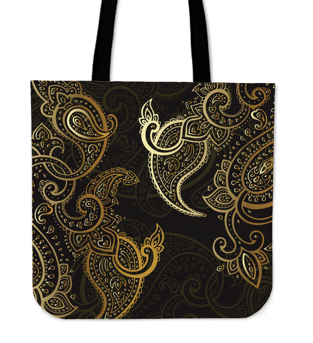 Rusty Gold Brown Decor Canvas Tote Bag
