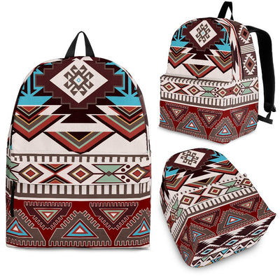 Brown Boho Chic Aztec Backpack