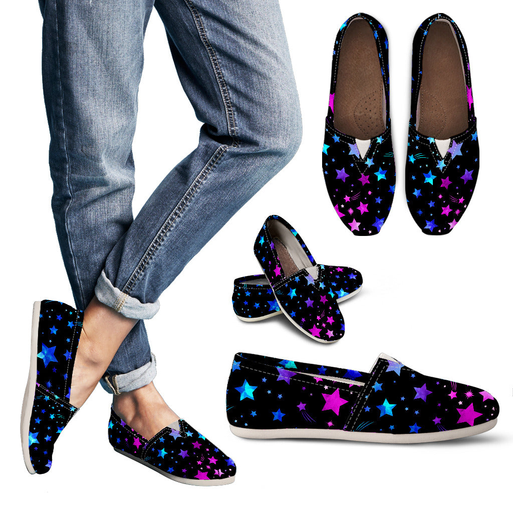 Pink & Purple Stars Casual Shoes