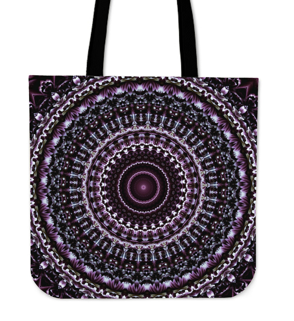 Boho Mandala Canvas Tote Bag