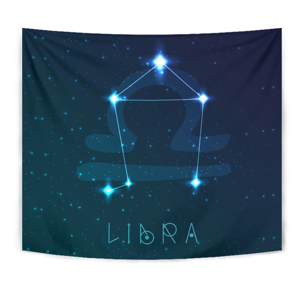 Libra Zodiac Wall Tapestry
