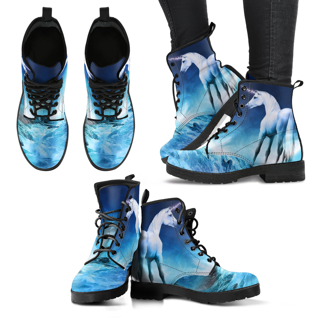Blue Unicorn Womens Boots
