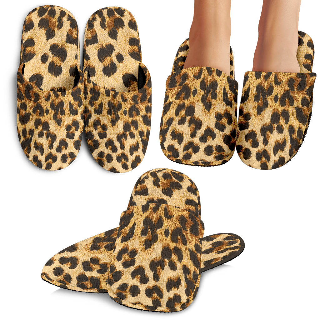 Leopard Print Slippers