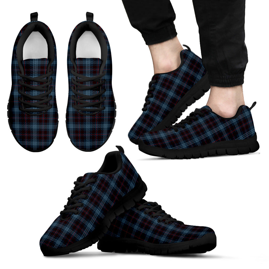 Blue Plaid Sneakers