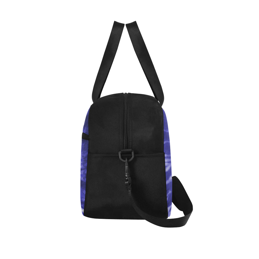Royal Blue Tie Dye Fitness Bag Fitness