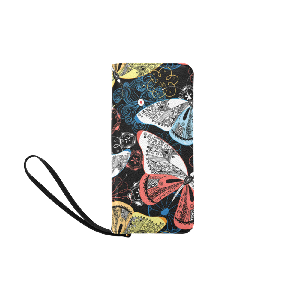 Colorful Butterflies Decor Clutch Purse