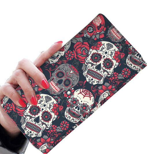 Sugar Skulls & Roses Womens Wallet