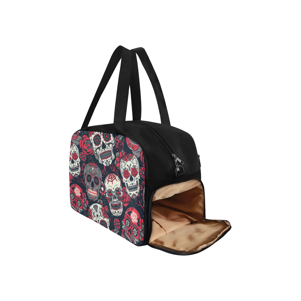 Sugar Skulls & Roses Fitness Bag Fitness