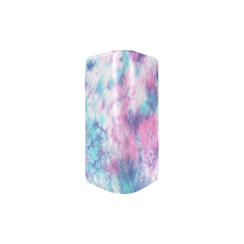 Blue & Pink Cotton Candy Tie Dye Clutch Purse