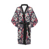 Sugar Skulls & Roses Kimono Robe