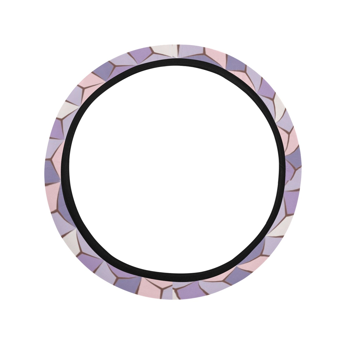 Blue Purple Abstract Steering Wheel Cover
