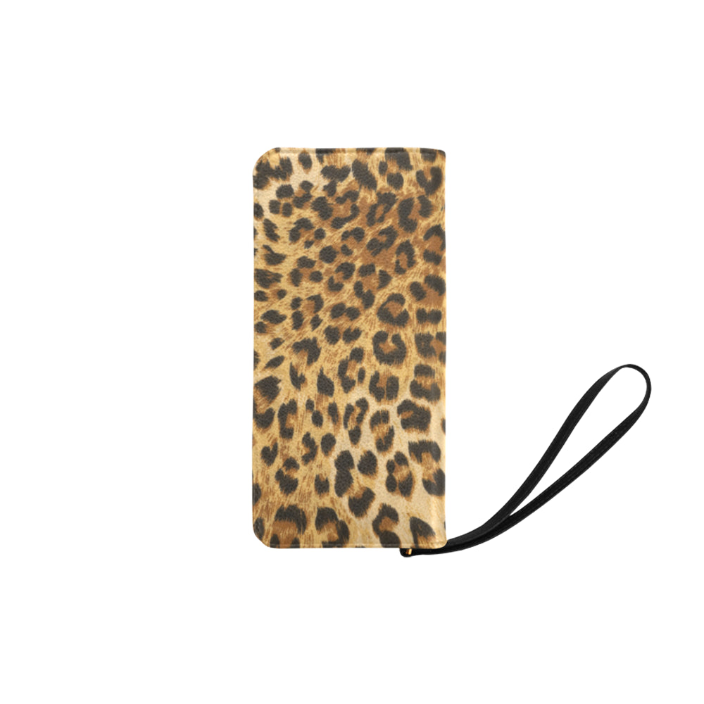 Leopard Print Clutch Purse