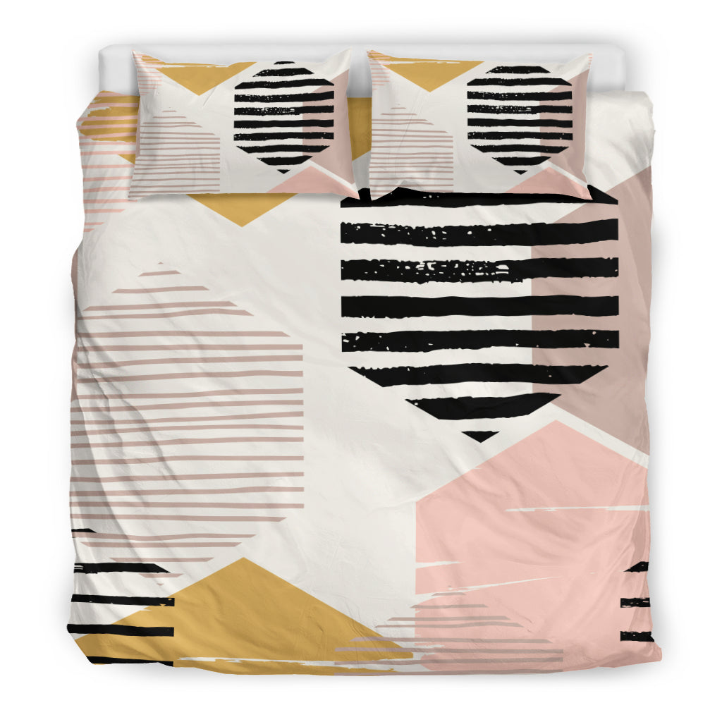 Abstract Hexagons Bedding Set