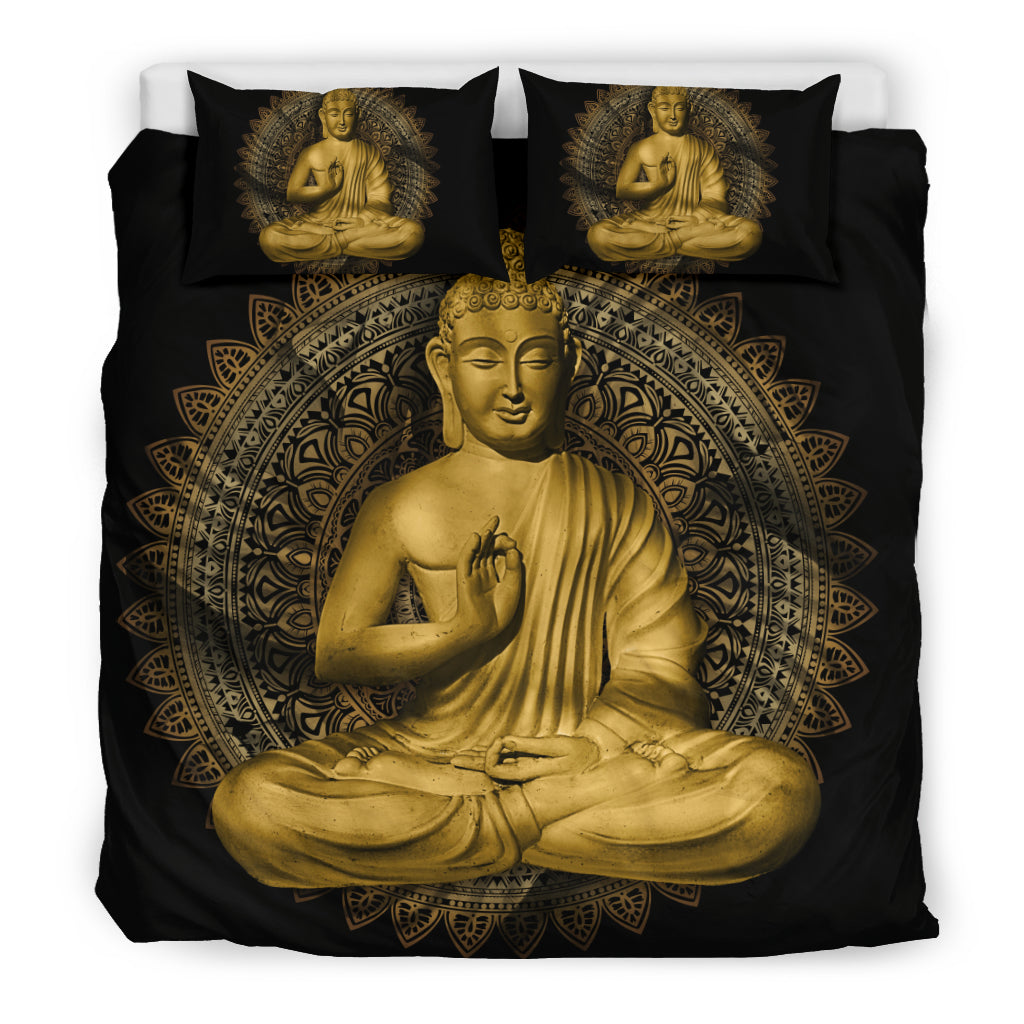 Buddha Statue Bedding Set
