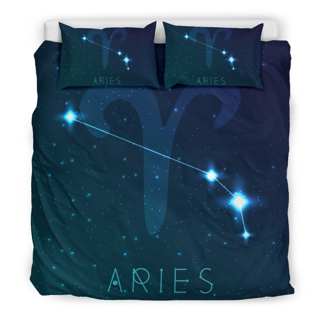 Aries Zodiac Bedding Set