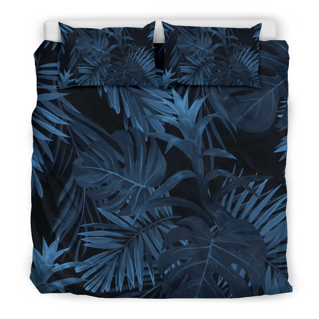 Dark Leaves Bedding Set