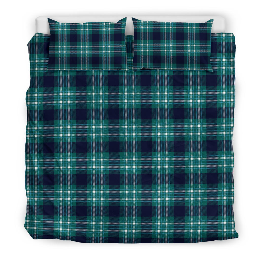 Green Plaid Bedding Set