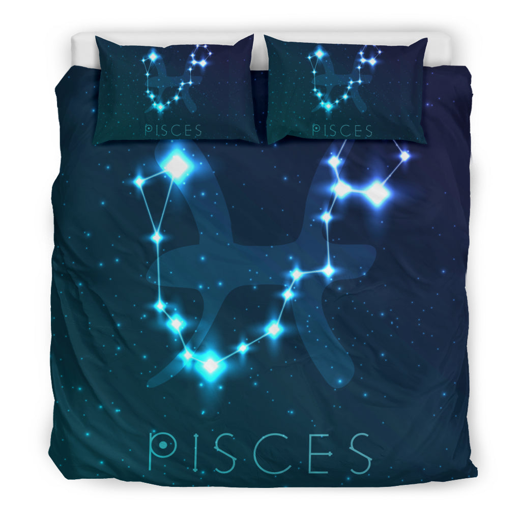 Pisces Zodiac Bedding Set
