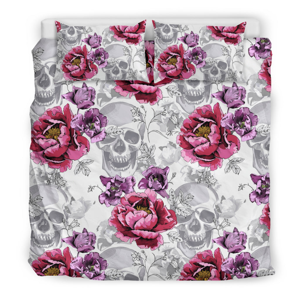 Skulls & Roses Bedding Set