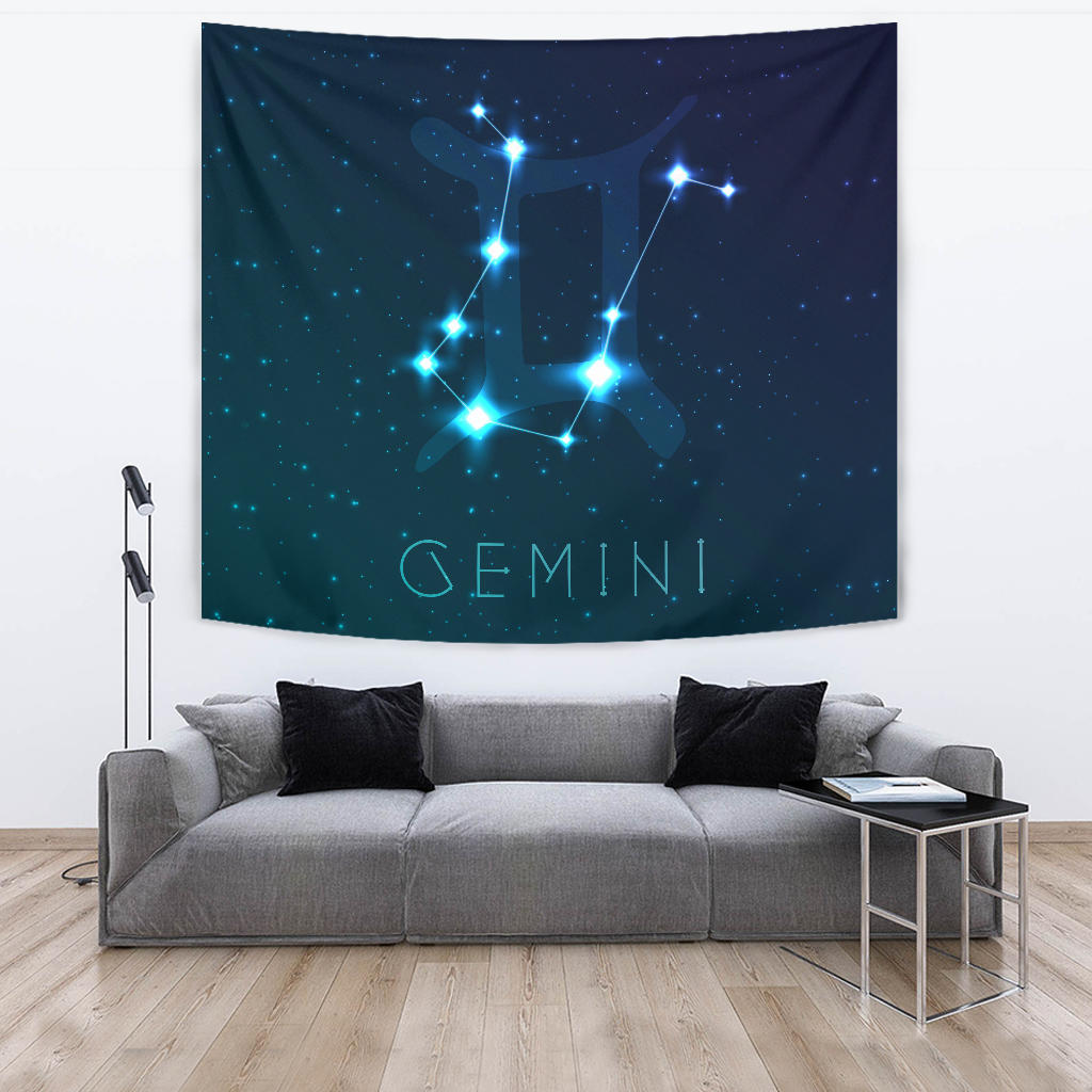 Gemini Zodiac Wall Tapestry