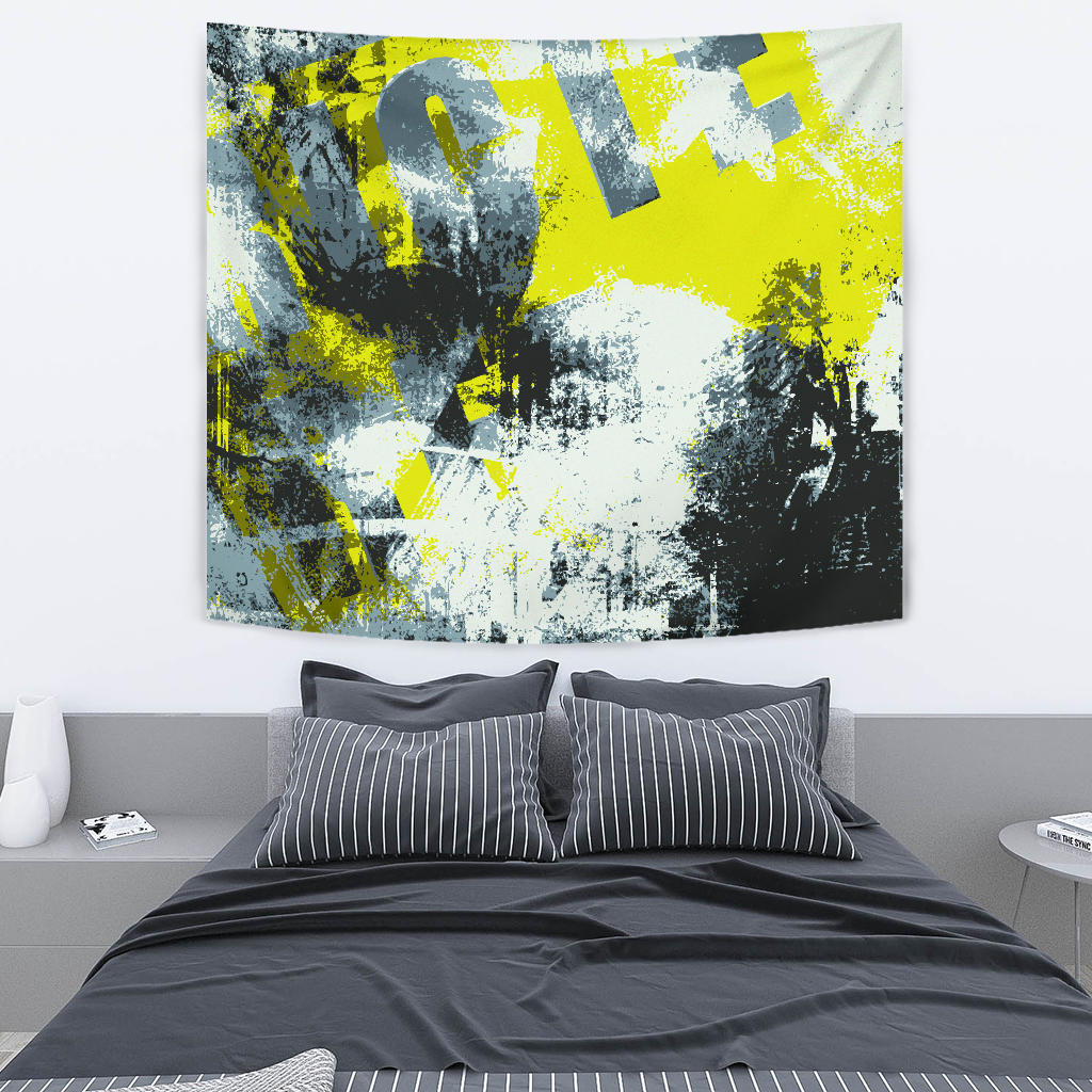 Colorful Abstract Art Wall Tapestry