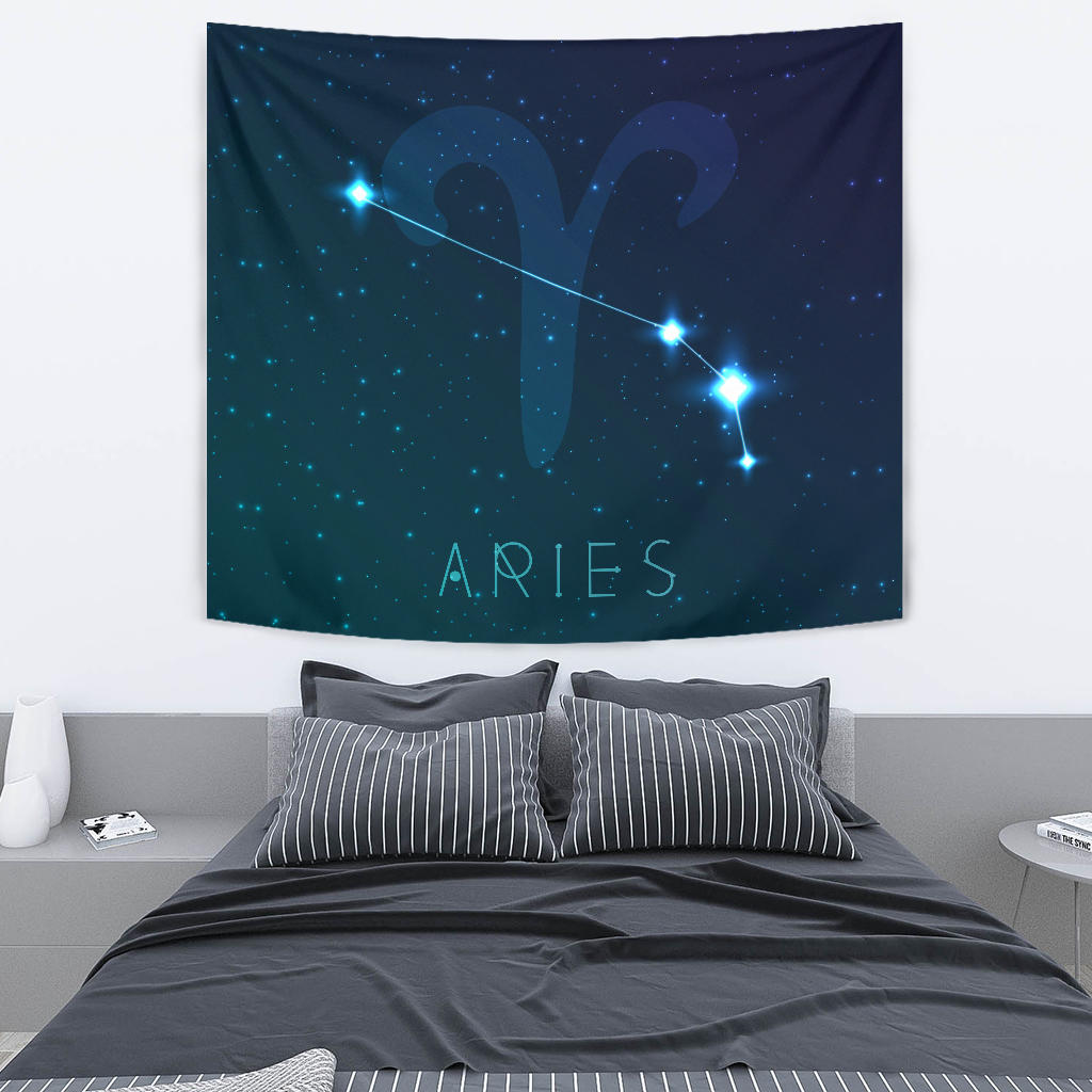 Aries Zodiac Wall Tapestry