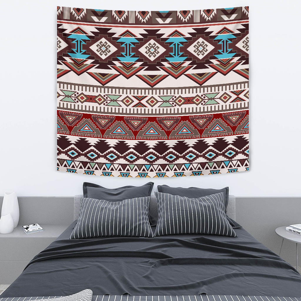 Brown Boho Aztec Wall Tapestry