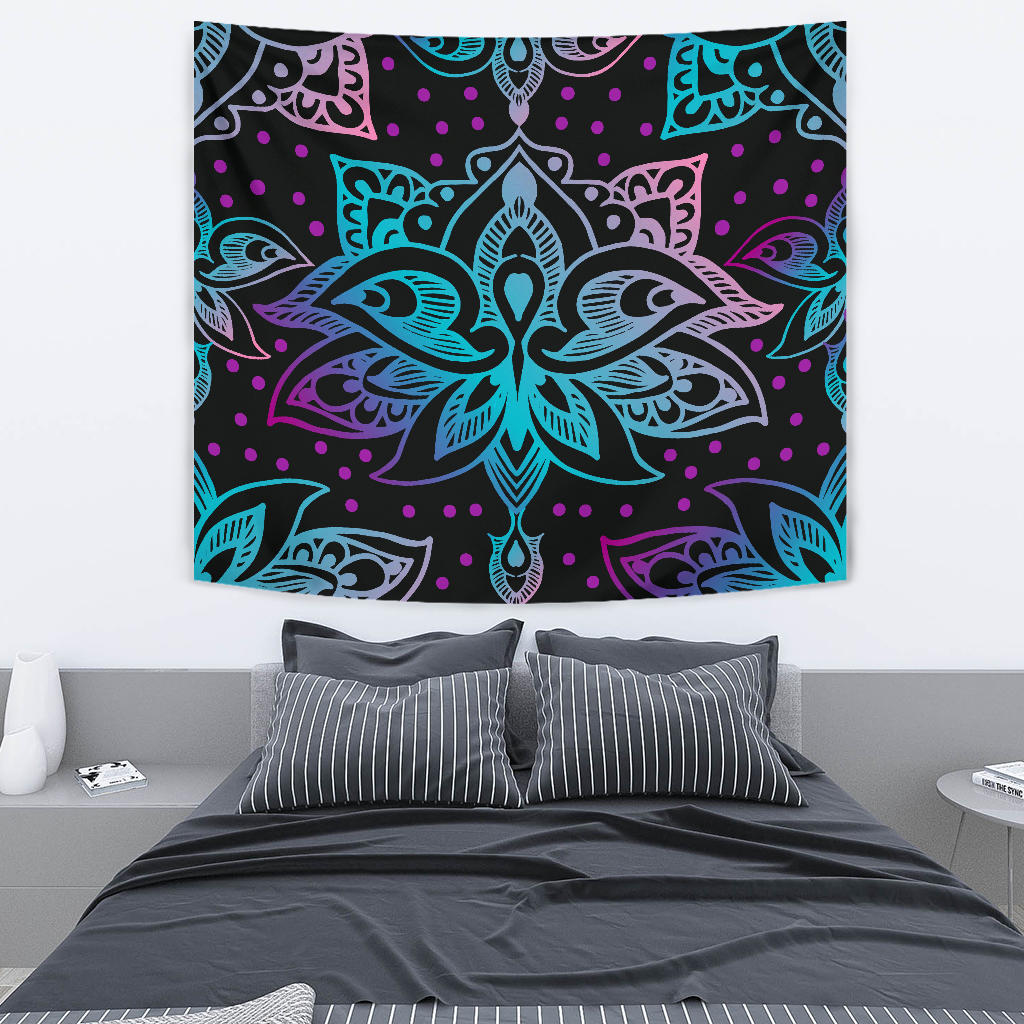 Pink & Purple Decor Wall Tapestry