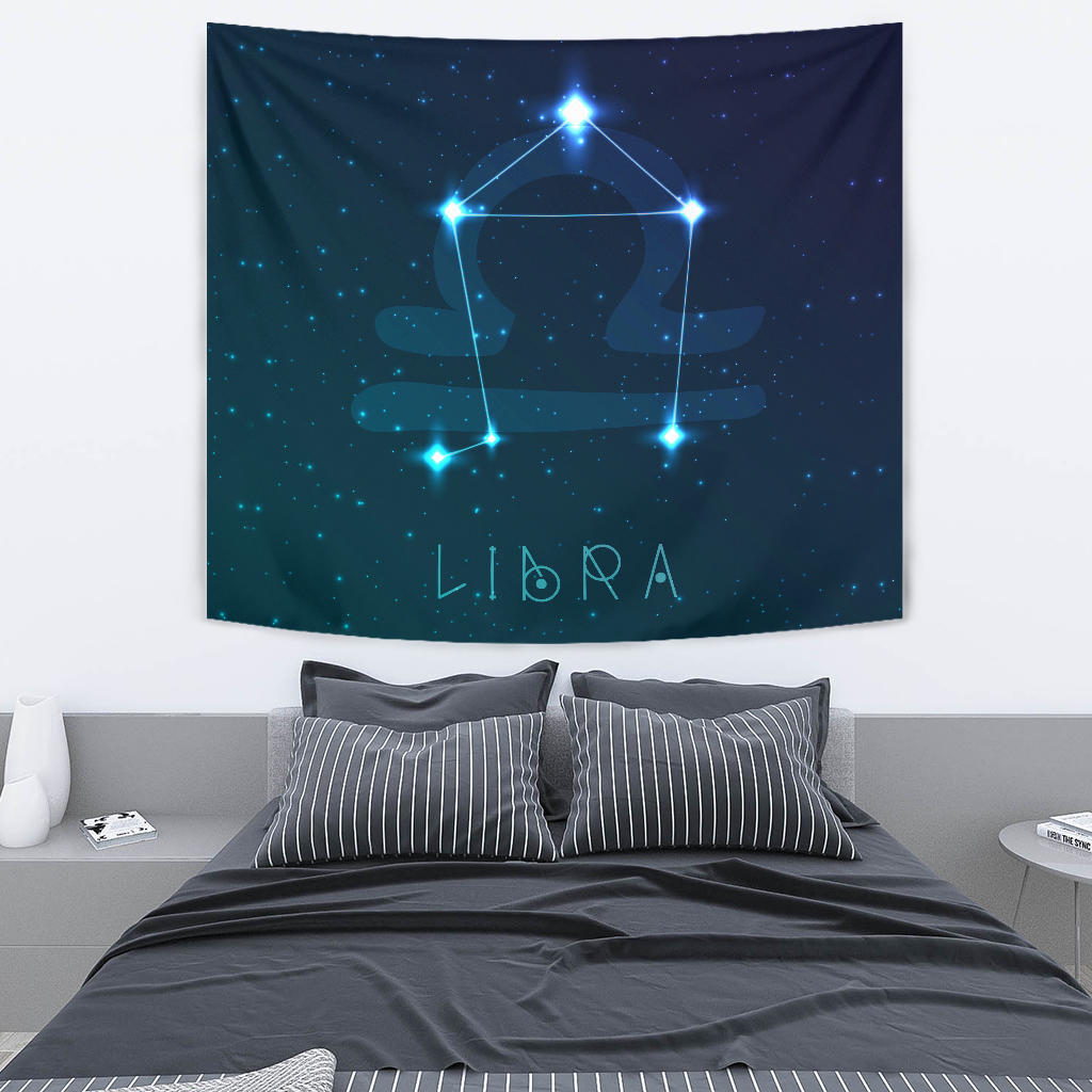 Libra Zodiac Wall Tapestry