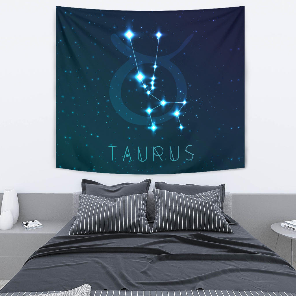 Taurus Zodiac Wall Tapestry