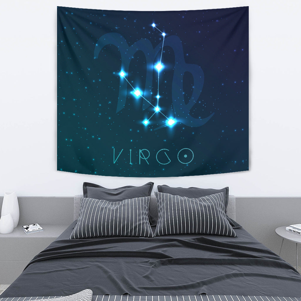 Virgo Zodiac Wall Tapestry
