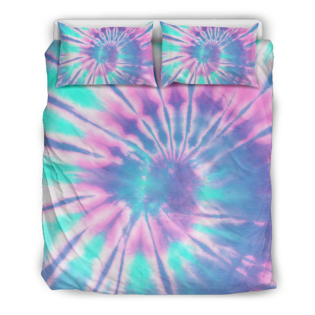 Pink Tie Dye Bedding Set