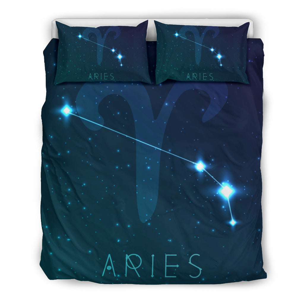 Aries Zodiac Bedding Set