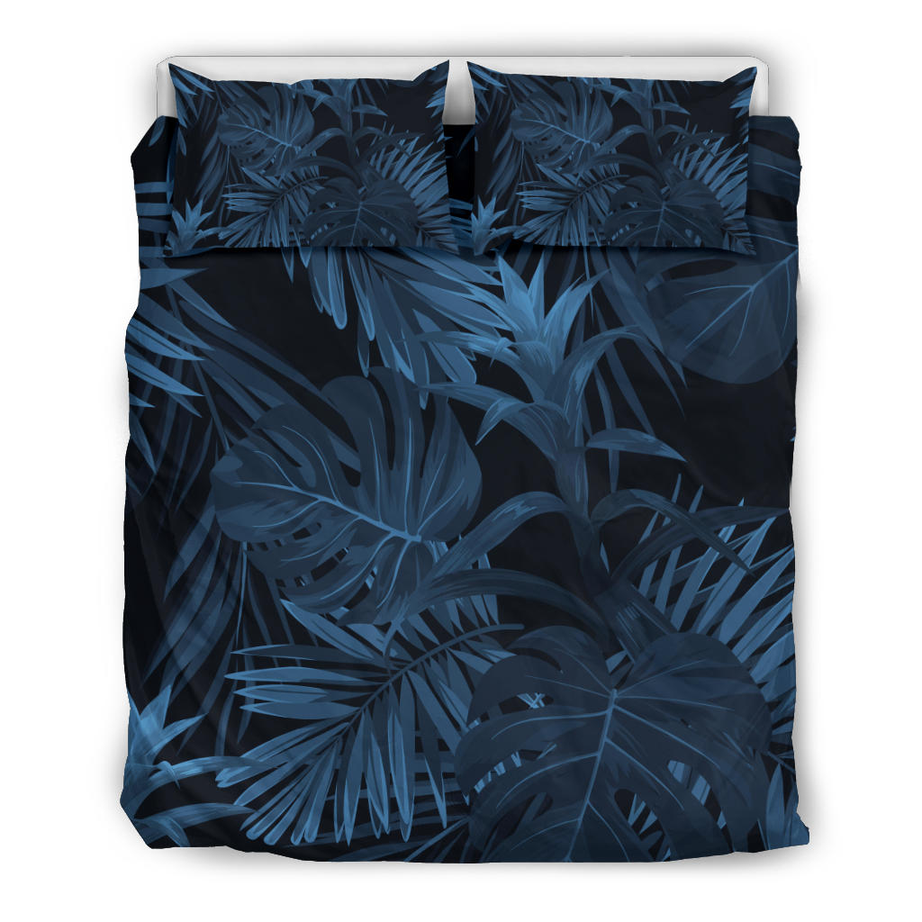 Dark Leaves Bedding Set
